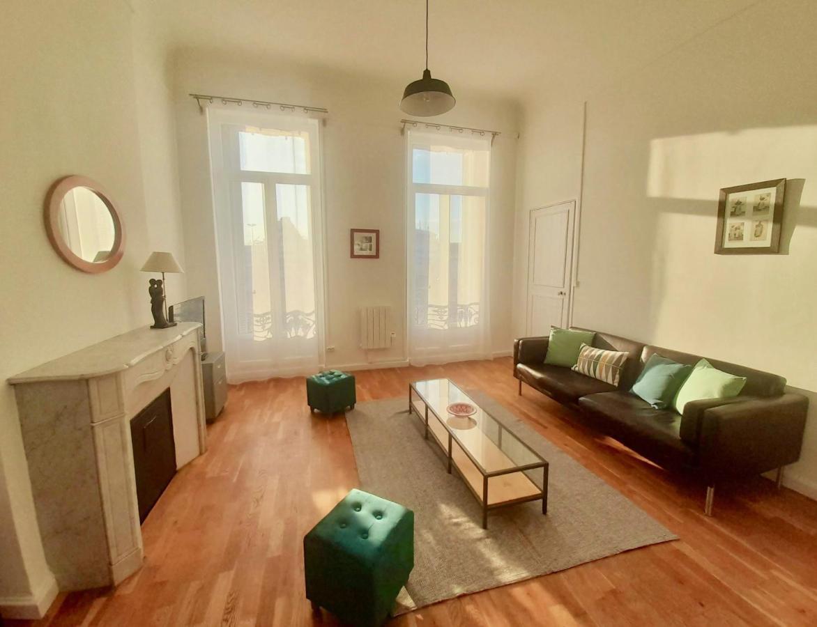 Spacieux Et Lumineux Appartement Vue Mer Joliette Марсель Экстерьер фото